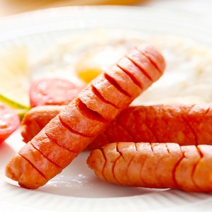 Мясной рулет с колбасой, колбасой, колбасой, 32 g*2 упаковки