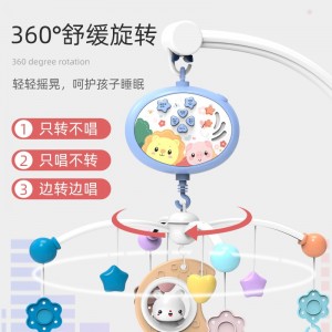 Детские игрушки 0-1 лет, шумовая музыка кружит, чтобы успокоить новорожденных