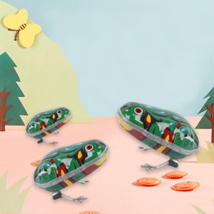 игрушка, жестяная лягушка, прыгунья в струны, заводная игрушка