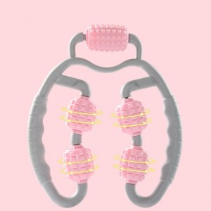 Кольцевой массажист ног, многофункциональный роллер для ног-пятиколесный массажер для ног