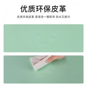 PVC кожаный коврик для мыши, игральный коврик для мыши, коврик для мыши чистого цвета