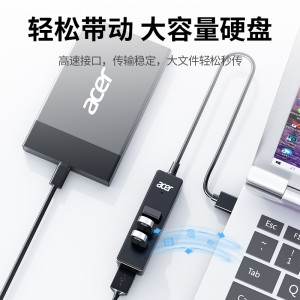 Разъединитель USB расширяет мультиинтерфейсный преобразователь удлинителя на большой скорости в 4 глотка хаб