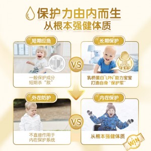 비교적 큰 영아 조제분유 2단(6-12개월) 프랑스 오리지널 원통 수입 