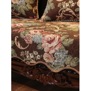 European sofa cushion, all-weather anti-skid chenille