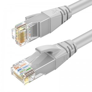 6 класса CAT6 сетка корпус не экранированный 8 фитиль инженерный кабель двойной скрутки серый 1 м WD6010