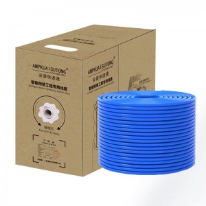 Сетевой кабель CAT 6 300 метров бескислородный медный гигабитный широкополосный сетевой кабель POE