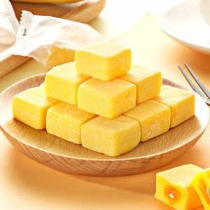 爆漿果汁軟糖芒果味夾心橡皮糖果果糖小零食