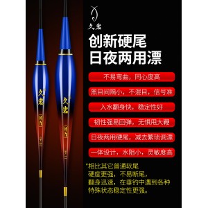 日夜两用高灵敏硬尾夜光鱼漂 咬钩变色电子漂 醒目夜钓行程浮漂