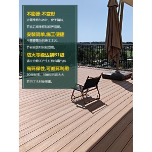 塑木地板   防腐木地板 共挤木塑板