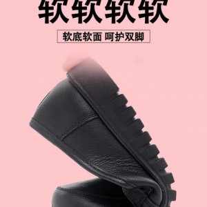 中老年单鞋 妈妈鞋 平底工作鞋