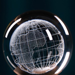 борщевик хрустальный шар 3D внутри скульптура стереоскопическая резьба космос звездный свет серии Галактика элегантный подарок на день рождения
