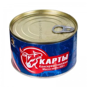 Говяжьи консервы Калдер 400 г 1 банка