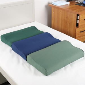 Slightly hard pillow core Military green hard cotton pillow for dormitory