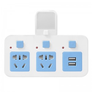 Розетка из чистой меди, беспроводной преобразователь, ночник USB независимый переключатель, многофункциональный однооборотный многопозиционный удлинит