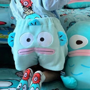 홈팬츠 못난이 생선 짧은 바지 선물 베프룩 괴짜 커플 와이드 캐주얼 남녀 반바지 