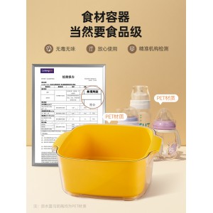 雙層洗菜盆瀝水籃廚房家用塑膠水果盤客廳水槽濾水菜簍淘洗菜籃子