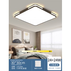 흑방 30*30cm【3색 변광】24*2w