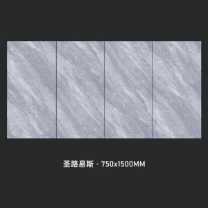 Напольная плитка из больших плит 750x1500 весь фарфор Светлая плитка на полу виллы класса люкс Мраморная плитка
