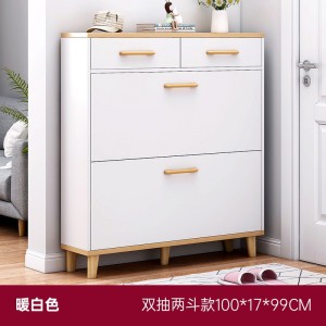 Обувной шкаф Маленькая крытая узкая спальня с ведром, у стены, пыленепроницаемый и простой шкаф для хранения