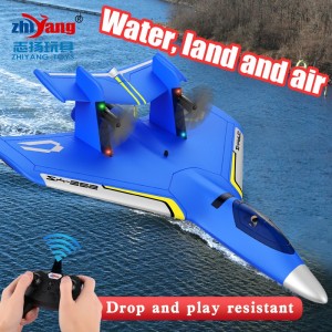 Fall-resistant and collision-resistant remote control fun simulation aircraft