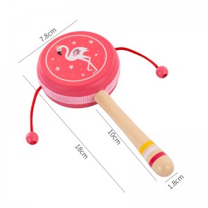 빨간 땡땡이 땡땡이 장난감 영유아 청력 잡기 훈련 달래기 장난감 
