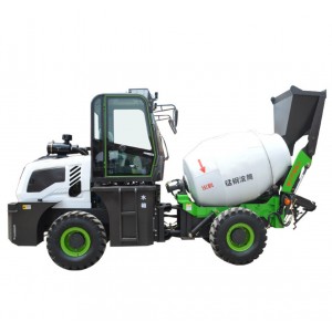 Automatic cement mixing transport tank car 1.8 square small loading tank car