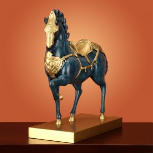 《將軍馬》銅馬招財風水擺件唐家居裝飾品工藝品馬到成功