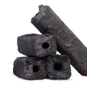 燒烤碳木炭條燒烤木碳果木炭環保無煙燒烤炭機制木炭條形空心炭燒烤燃料3斤