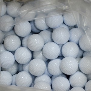 Двухуровневый мяч для гольфа с пустым мячиком может быть модифицирован для логотипа однозерновой двухъямовой формы