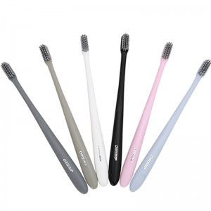 UPURITY adult superfine soft hair simple toothbrush anti bleeding small head Japanese toothbrush 6 sets