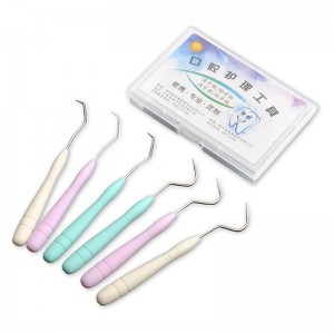 Household oral care Portable tooth cleaning and tooth extraction crochet tooth extractor