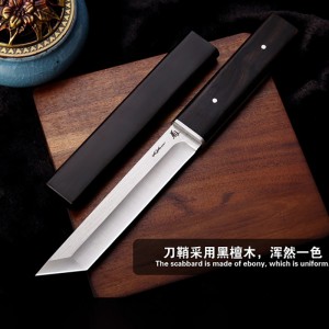 Integrated keel D2 steel outdoor knife field survival knife