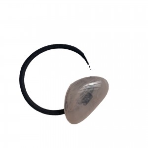 三角亚克力板材块头绳 马尾盘发头圈 法式气质简约发绳