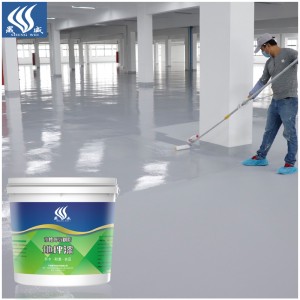 Waterborne epoxy floor paint Cement floor paint Waterproof wear-resistant floor paint composite paint