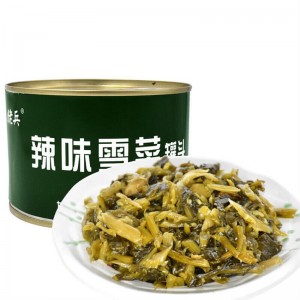 Spicy canned snow vegetable 400g vegetable instant food