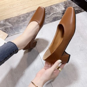 Casual shoes Women&#039;s single shoes Children&#039;s thick heels high heels