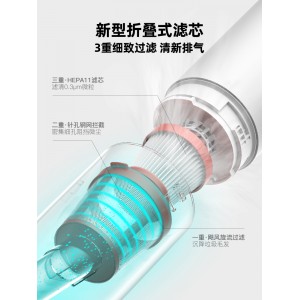 Wireless vacuum cleaner Household high suction hand-held vacuum cleaner Strong acarid removal Small high-power vehicle