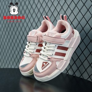 Winter boys and girls&#039; leisure running basketball shoes, anti-skid and warm, medium and large children&#039;s two cotton shoes