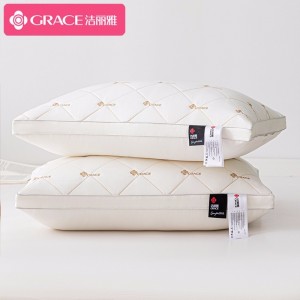 100% cotton pillow core, 100% cotton, 0% sleep pressure, 3D spiral fiber