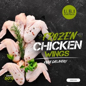 1Kg Frozen Chicken Wings