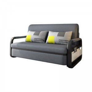 多功能沙发床推拉 科技布伸缩沙发单双人布艺折叠床