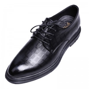 Business Dress Casual Shoes British Leather Upholstered Suit Soft Sole Wedding Leather Shoes